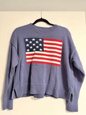 Old Navy flag sweater